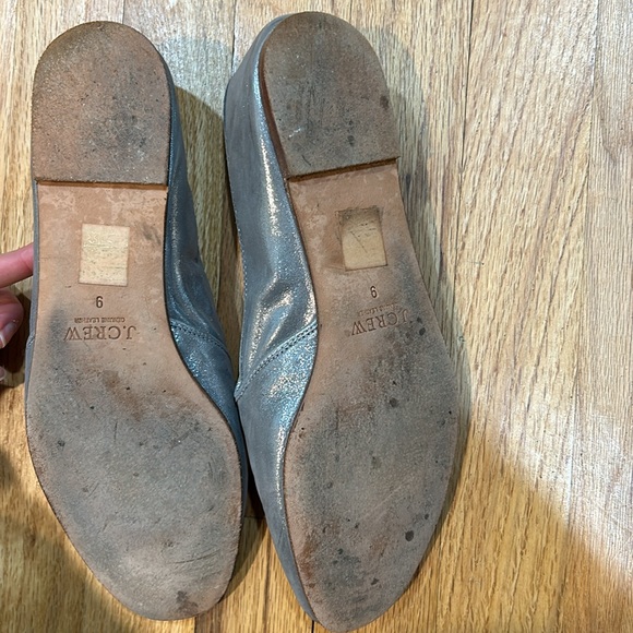 Silver loafers. Please note some of the marks throughout - Picture 2 of 11